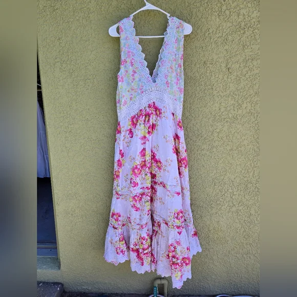 Loveshackfancy Oakley Floral Lace Cottagecore Dress - Picture 5 of 7